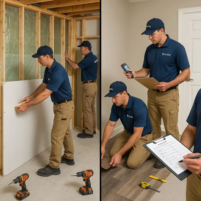 Repairs and Reconstruction process in Rocky Point, WA